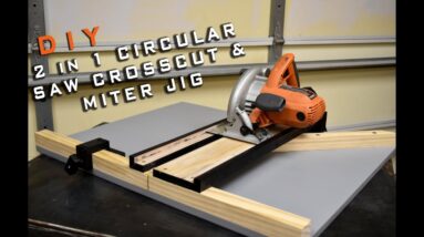 2 In 1 Circular Saw Crosscut & Miter Jig | Limited Tools Episode 003
