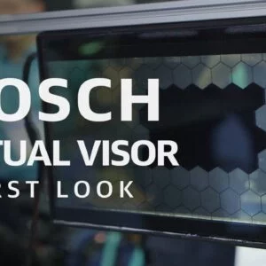 Bosch Virtual Visor first look at CES 2020