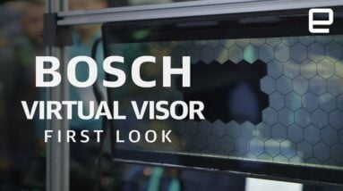 Bosch Virtual Visor first look at CES 2020