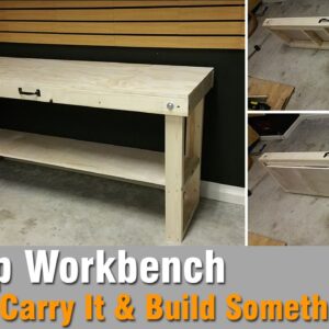 DIY Fold up workbench (How to build)
