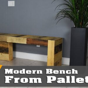 DIY Modern Pallet bench | DIY Build