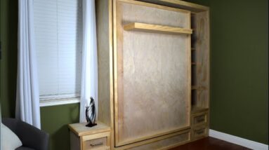 Diy Murphy Bed Build - Wall bed Hack Without the Hardware  Kit