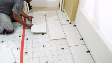 How To Install QuicTile "EASY DIY Porcelain Tiles" | DIY CREATORS