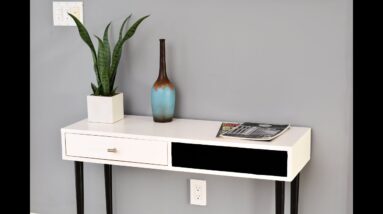 How To Make A Mid Century Modern Accent Table | DIY Build