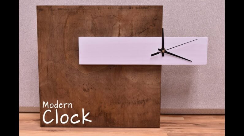 How To Make A Modern Clock | DIY Build