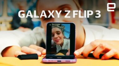 Samsung Galaxy Z Flip 3 at Galaxy Unpacked 2021 under 4 minutes