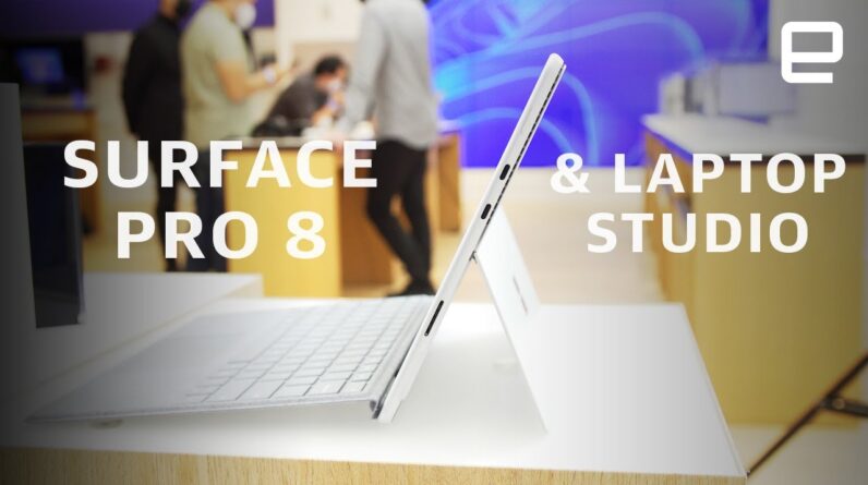 Microsoft Surface Pro 8 and Laptop Studio hands-on