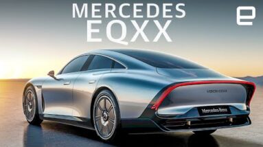 Mercedes EQXX concept EV can go 620 miles on a charge | CES 2022