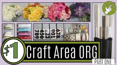 DOLLAR TREE ORGANIZATION HACKS | DIY ORGANIZATION IDEAS | CRAFT AREA ⭐Part 1⭐ 17 rootF IMG 631092911a3d5