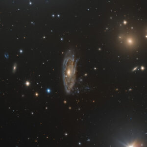 VST Sees Jellyfish Galaxy in Hydra Cluster