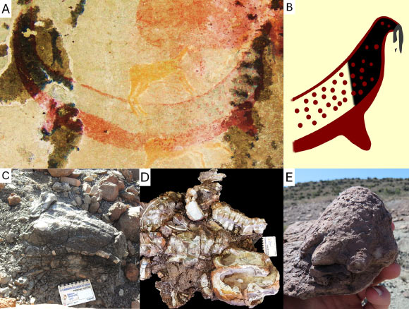 Strange Tusked Animal in South African Rock Art is Permian Dicynodont, Scientist Claims