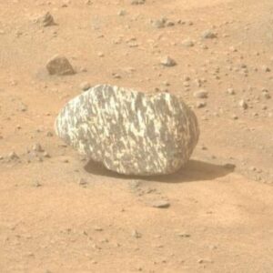 Weird ‘zebra rock’ on Mars is unlike anything seen before on Red Planet, NASA says