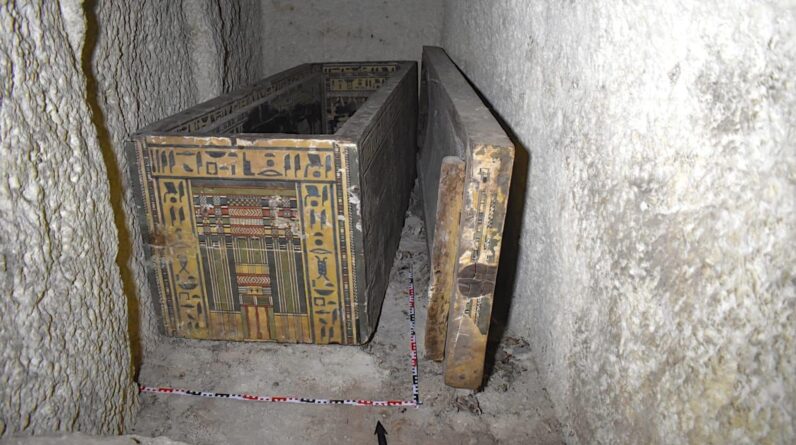 ‘Extraordinary’ burial of ancient Egyptian governor’s daughter discovered in a coffin within another coffin