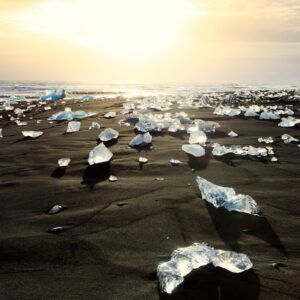 Diamond Beach: Iceland’s spellbinding black sand beach covered in sparkling ice jewels