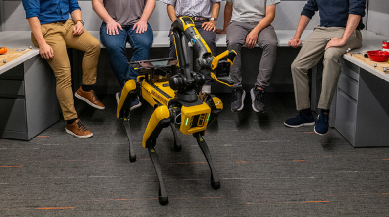 Boston Dynamics’ robot dog Spot can now ‘play fetch’ — thanks to MIT breakthrough