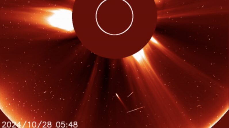 Watch the ‘Halloween comet’ ATLAS burn up as it flies into the sun