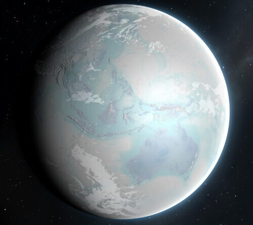 What did the snowball Earth look like?