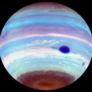 Astronomers Observe Transient Ultraviolet-Dark Polar Ovals on Jupiter