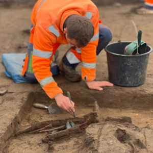 1,500-year-old riches and more than 100 weapons found under Iron Age chieftain’s house