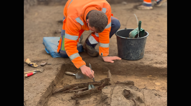 1,500-year-old riches and more than 100 weapons found under Iron Age chieftain’s house