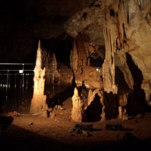 Paleolithic deep-cave compound likely used for rituals