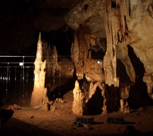 Paleolithic deep-cave compound likely used for rituals