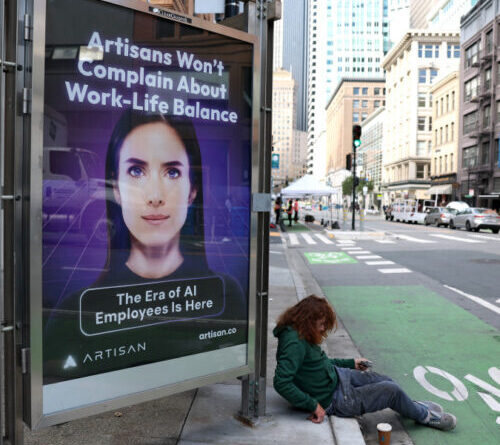 AI company trolls San Francisco with billboards saying “stop hiring humans”