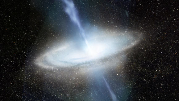 Astronomers Spot Magnetic Filaments in Accretion Disk around Messier 77’s Central Black Hole