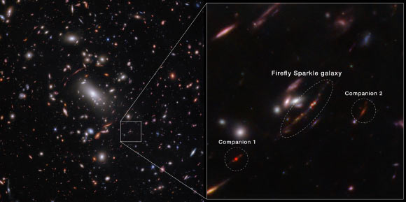 Webb Discovers Actively Forming Low-Mass Galaxy in Early Universe