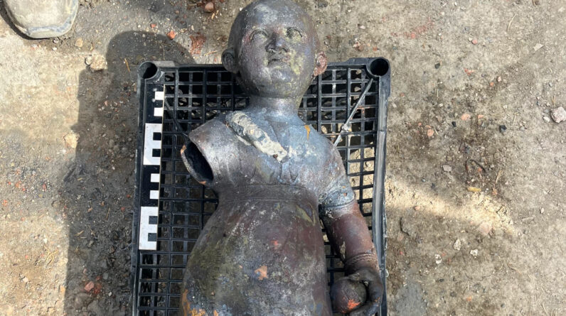 ‘Truly extraordinary’ ancient offerings, including statues of snakes and a child priest, found submerged in ‘healing’ spring in Italy