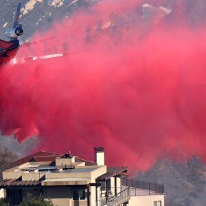 What’s in the pink fire retardant being dropped on LA, and is it dangerous?