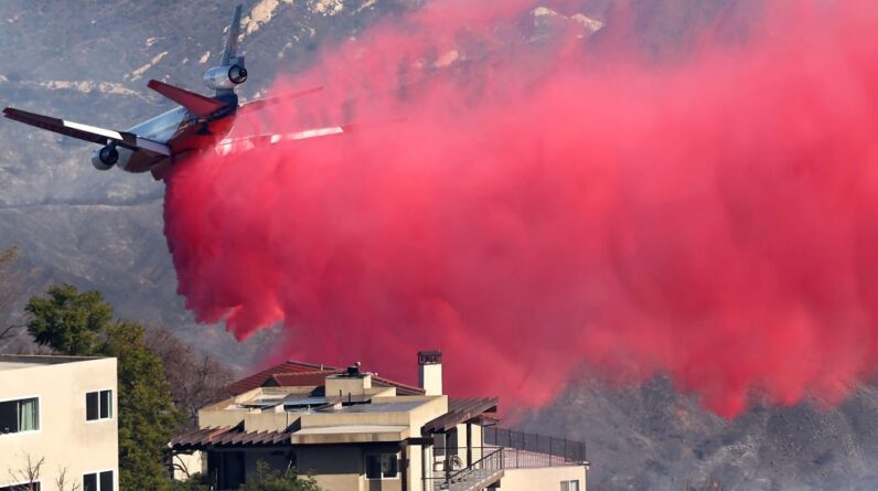 What’s in the pink fire retardant being dropped on LA, and is it dangerous?
