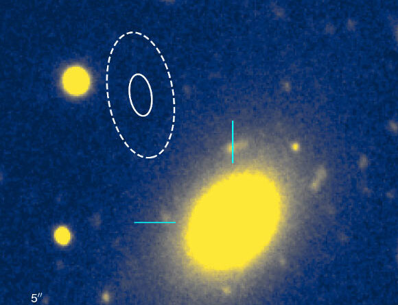 Repeating Fast Radio Burst Traced to Outskirts of Quiescent Elliptical Galaxy