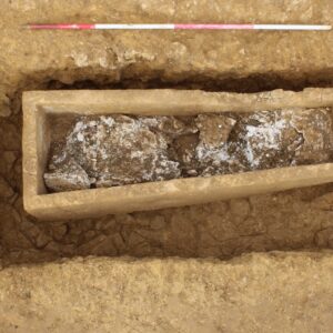 Archaeologists discover rare liquid gypsum burial of ‘high-status individual’ from Roman Britain