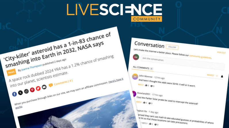 Commenting on Live Science articles