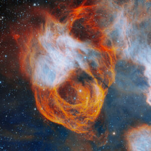 Gemini Telescope Spots ‘Cosmic Flower’ in Large Magellanic Cloud