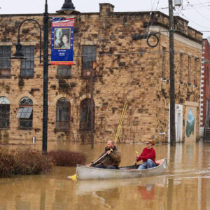 ‘Stay off the roads’: Winter storm warning as deadly floods strike Kentucky