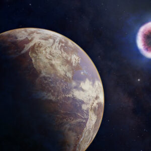 Ionizing Radiation from Nearby Supernova Altered Virus Evolution 2.5 Million Years Ago