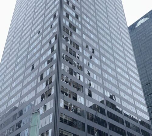 “Bouncing” winds damaged Houston skyscrapers in 2024