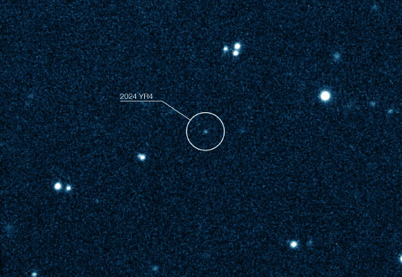 VLT Focuses on Near-Earth Asteroid 2024 YR4