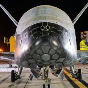 Top-secret X-37B space plane returns to Earth in dead of night after mysterious 434-day mission, US military reveals