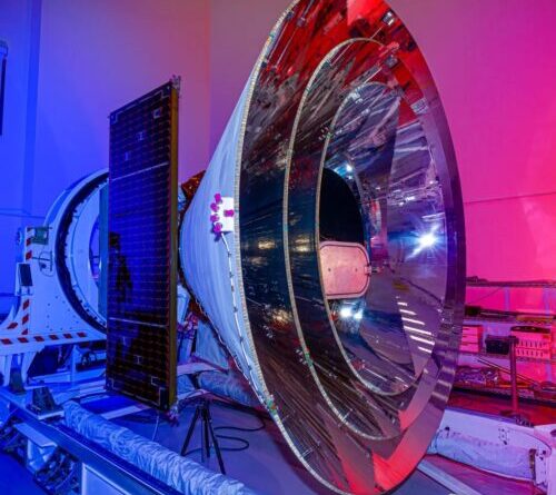 No, that’s not a cosmic cone of shame—it’s NASA’s newest space telescope