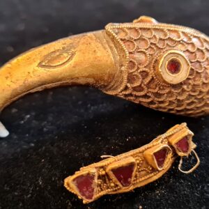 Metal detectorists unearth dazzling Anglo-Saxon gold-and-garnet raven head and ring: ‘It’s unbelievable — I’m a bit emotional’