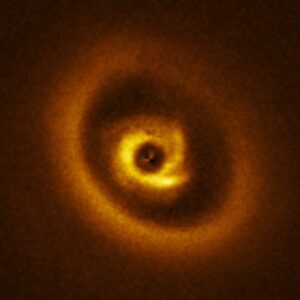 See a young star potentially giving birth to a giant planet in new image from Very Large Telescope