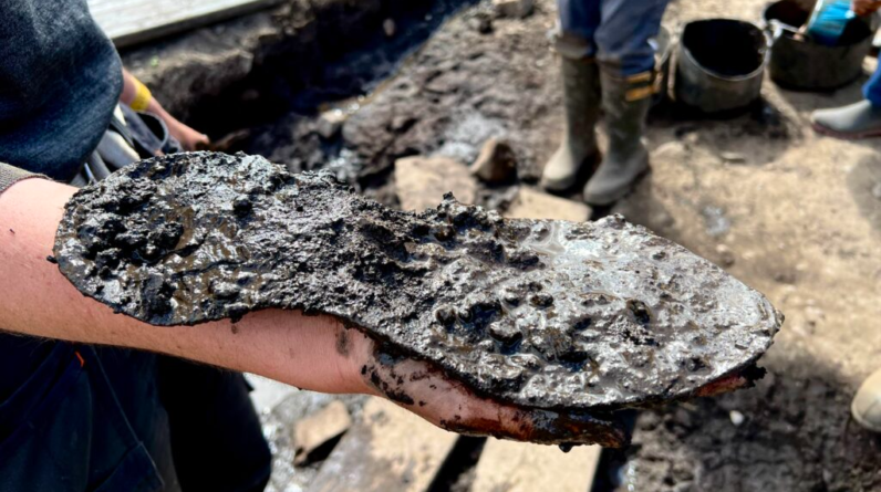 One Roman soldier had enormous feet, 2,000-year-old waterlogged leather shoe reveals