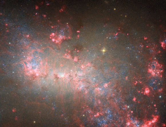 Hubble Space Telescope Captures New Image of NGC 4449