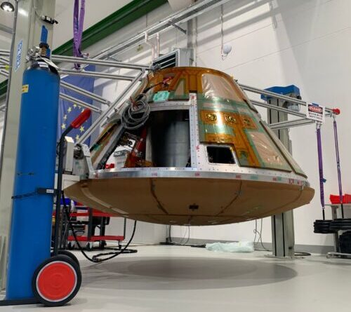 After successfully entering Earth’s atmosphere, a European spacecraft is lost