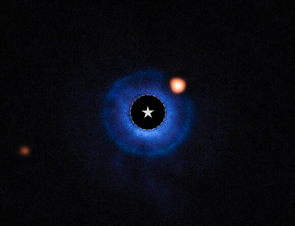 Webb Detects Saturn-Mass Exoplanet Candidate around Young Star TWA 7