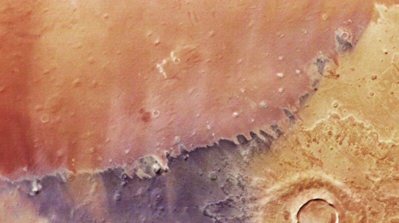 Why does Mars look purple, yellow and orange in ESA’s stunning new satellite image?