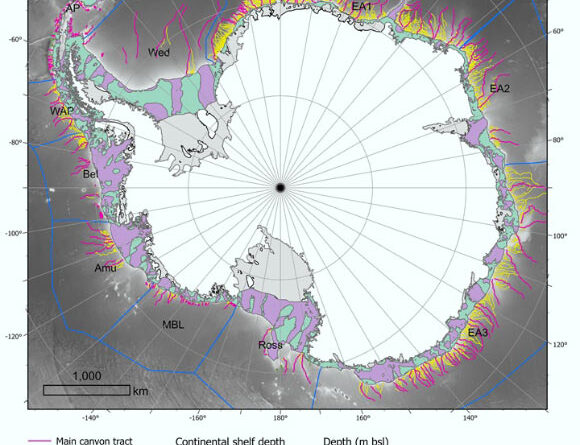 Researchers Create Catalog of Antarctic Submarine Canyons